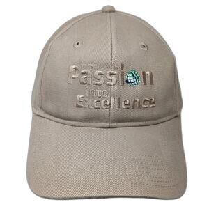 Transforming Passion Into Excellence Slideback Baseball Cap Beige OS Cap America